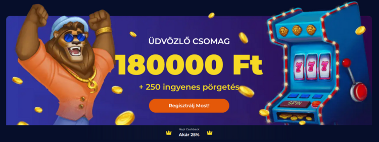 Nine Casino Bonus - 250 Free Spins